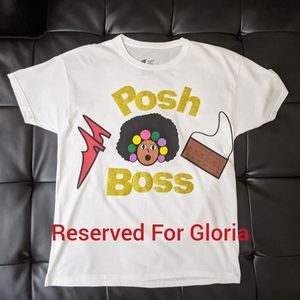 Handmade Posh Boss Shirt Size: Large